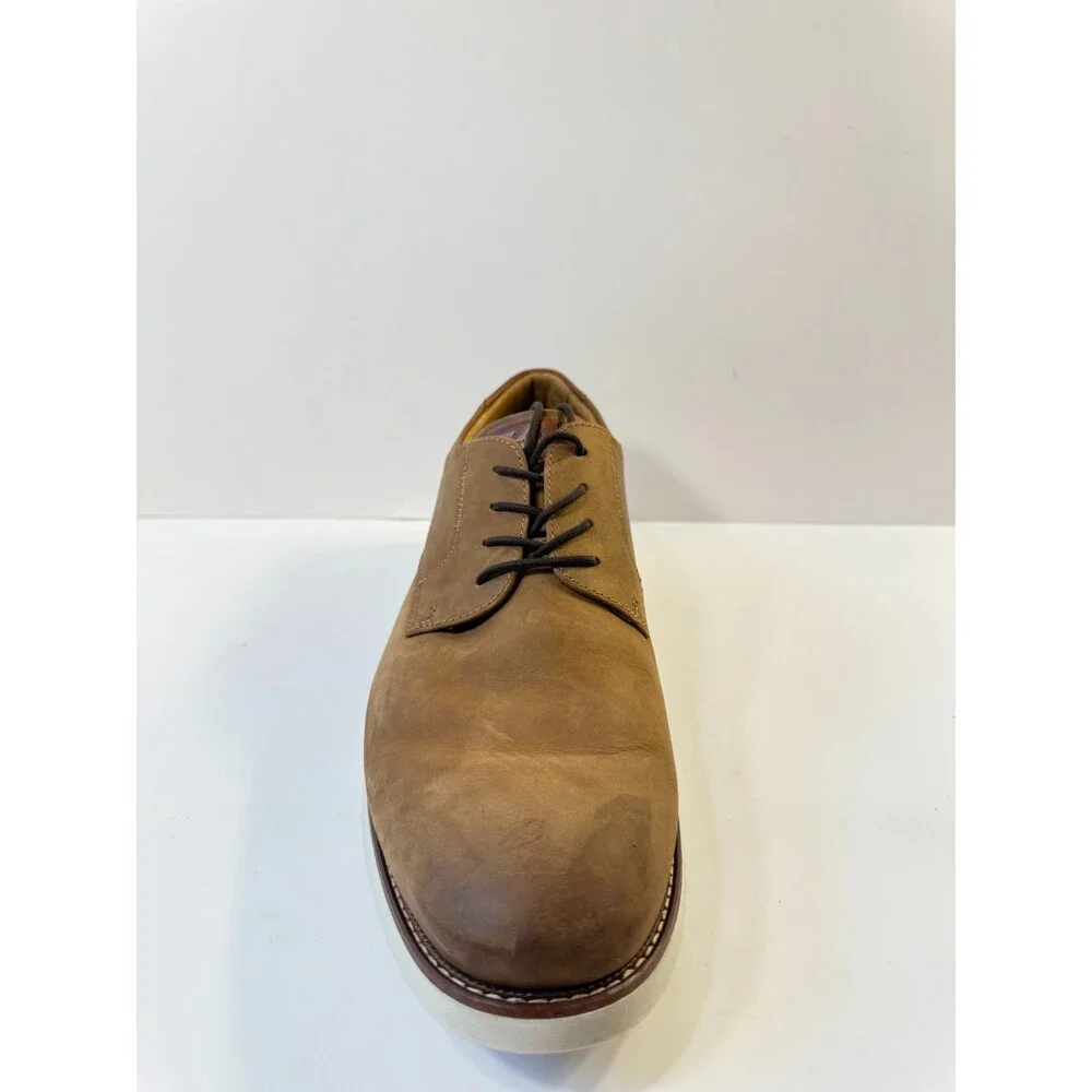 Florsheim Mens Launch Plain Toe Oxford Brown Leather US 12 Wide